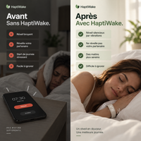Bracelet HaptiWake™ porté au poignet