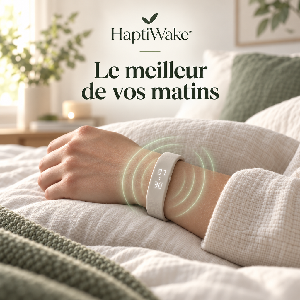 Bracelet réveil HaptiWake™ – confort pendant le sommeil